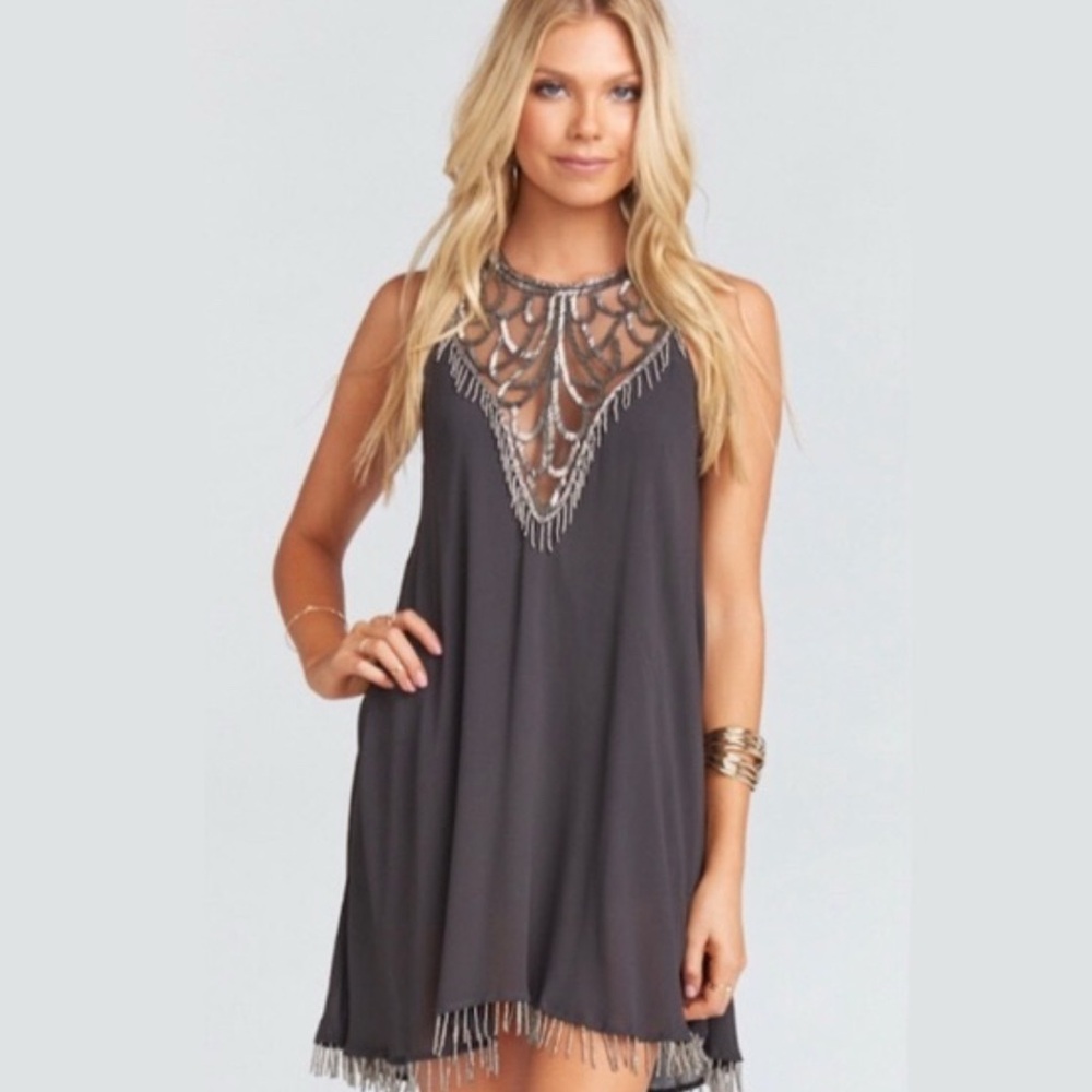 Show Me Your Mumu Liza Beaded Dress